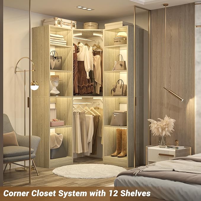 Besiost Corner Closet System - Image 2