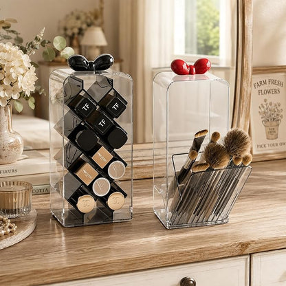 Bow Clear Makeup Organizer - Image 5