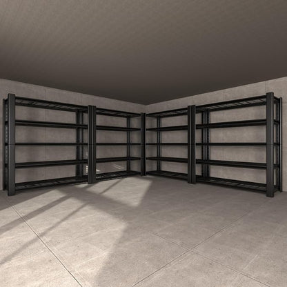 5-Tier Garage Shelving Heavy Duty, 3000 LBS Capacity Metal Storage Rack 76" H x by Nexvrtau