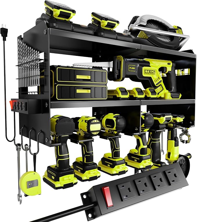Spampur Fathers Day Gift, Power Tool Organizer Wall Mount by Spampur