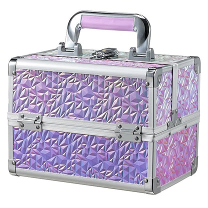 Joligrace Makeup Train Case Makeup Case Organizer Portable Cosmetic Box Storage by Joligrace