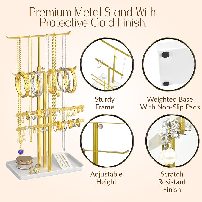 Jewelry Tower Stand Organizer for Women - Image 6