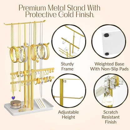 Jewelry Tower Stand Organizer for Women - Image 6