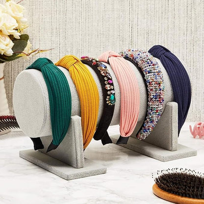 Juvale 2 Pack Velvet Headband Holder and Organizer Stand - Image 5