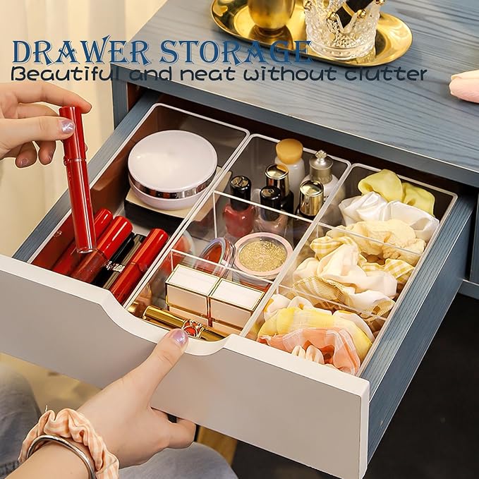 Acrylic Organizer 4-piece Makeup Organizer Countertop - Image 7
