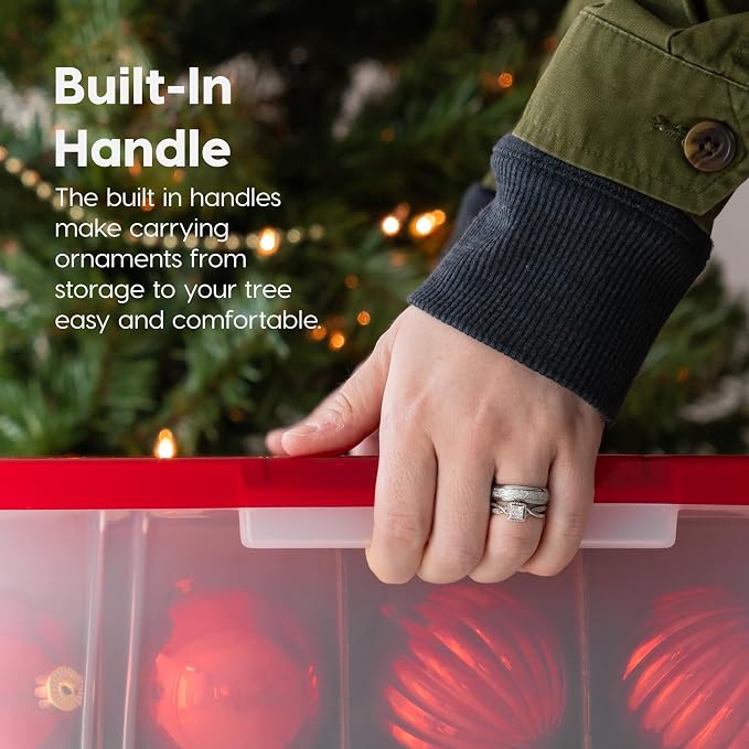 IRIS USA Ornament Storage Box - Image 8