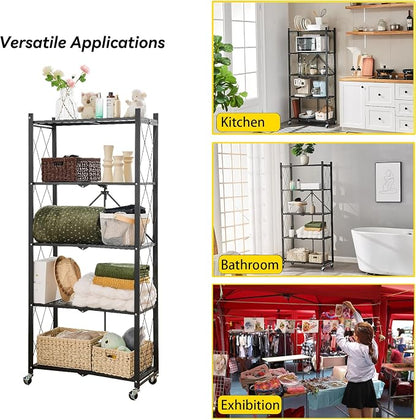 BRIAN & DANY 5-Tier Foldable Storage Shelves - Image 5