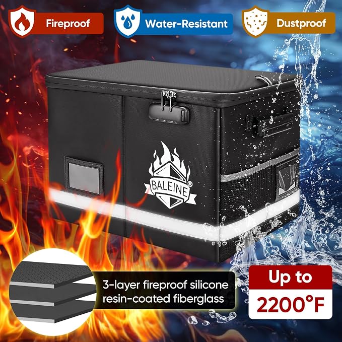 BALEINE Fireproof Document Box - Image 5