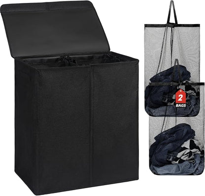 DOKEHOM 150L Double Laundry Basket by DOKEHOM