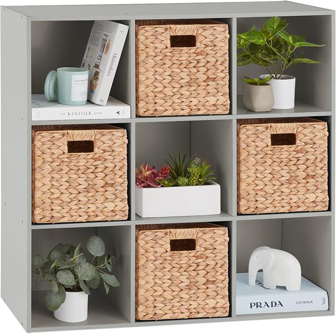 Best Choice Products Kids Bookcase 9-Cube Storage Organizer, 11in Shelf Opening by Unknown