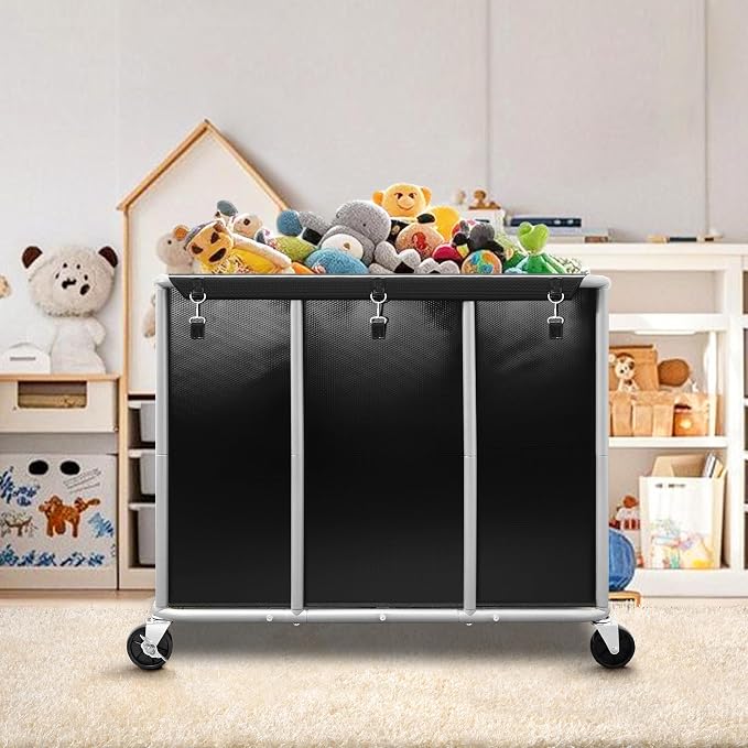 STORAGE MANIAC Commercial Laundry Cart - Image 9