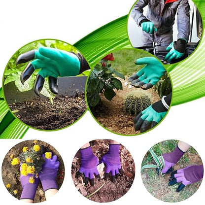 Garden Gloves with Claws, Breathable Gardening Work Gloves - Image 4