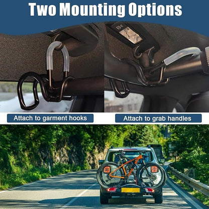 Car Clothes Hanger Bar Heavy-Duty Adjustable Tension Garment Rack 30''-50'' | - Image 5