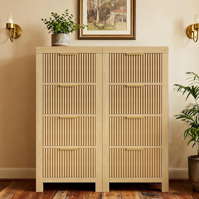 Modern 8-Drawer Solid Wood Dresser by NRITOBY