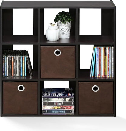 Furinno Simplistic 9-Cube Organizer - Image 3