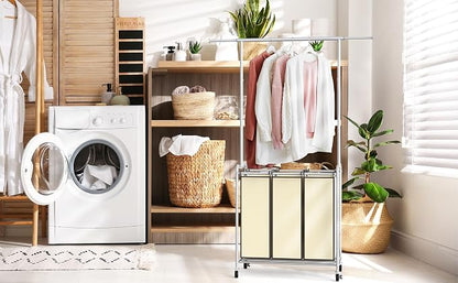 Deco Brothers Heavy Duty 3 Bags Laundry Sorter Cart - Image 8