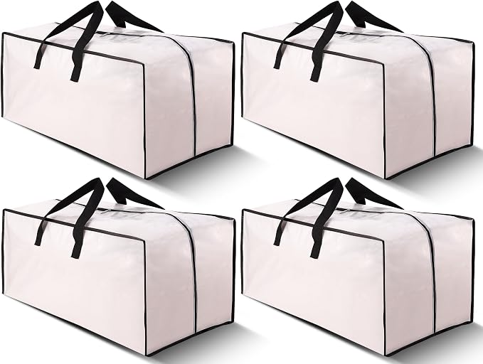 Cosy Family 4 Pack Heavy Duty Extra Large Moving Bags by Cosy+Family