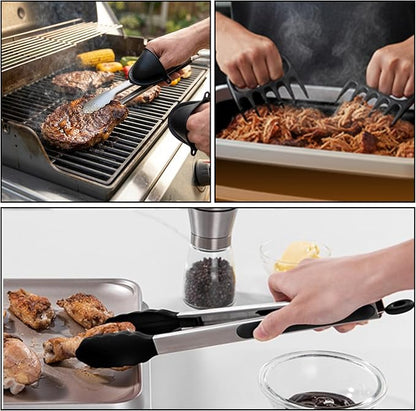 Collapsible BBQ Prep Tub 8L Black | Portable Meat Marinating Container - Image 5