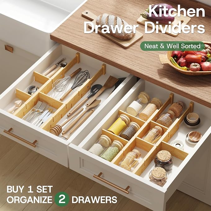 kiplant Kitchen Drawer Dividers - Image 6