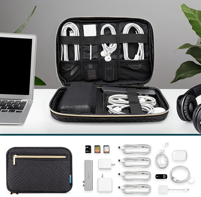 PAVILIA Travel Cord Organizer Case - Image 3
