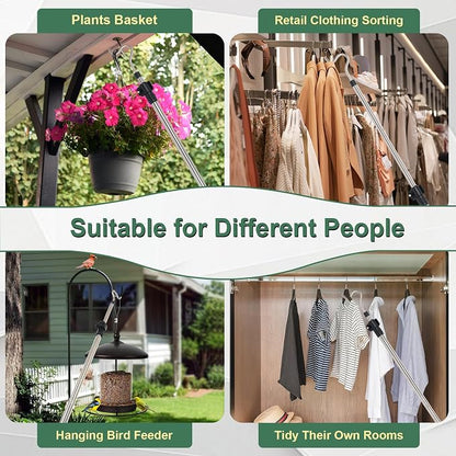Heavy Duty Closet Hanger Reaching Pole - Image 7