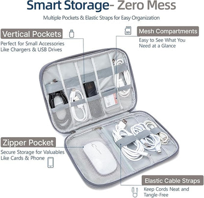 Cord Organizer Travel Case, Cable Organizer Bag - Image 2