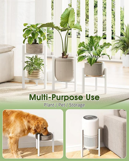 3 Pack Plant Stand Indoor Adjustable, Metal Modern Indoor Plant Stand, Heavy - Image 6