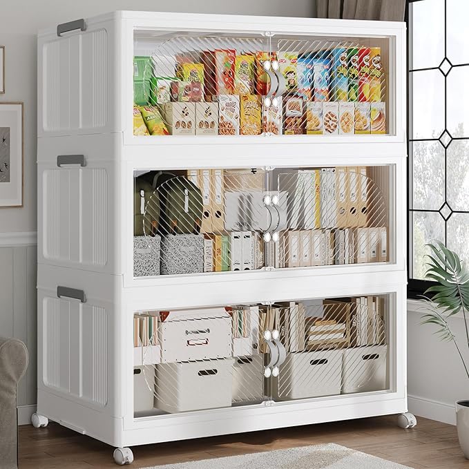 480QT Extra Large Stackable Storage Bins by Fangtueh