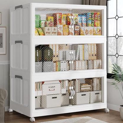 360QT Extra Large Stackable Storage Bins by Fangtueh