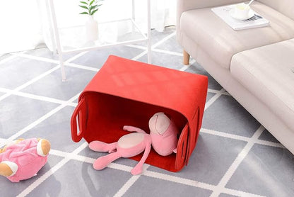 Minoisome Storage Basket Felt Storage Bin Collapsible& Convenient Box Organizer - Image 4