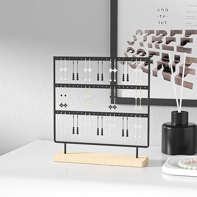 Julysky Earring Holder Organizer, Earring Holder Stand - Image 2