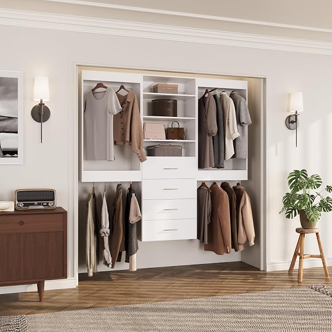 ROOMTEC Modular Closet System, Wooden Tower - Image 2