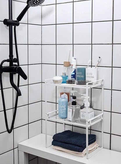 Shantton 2pk Kitchen Cabinet Shelf Counter Organizer Rack Pantry Storage - Image 9