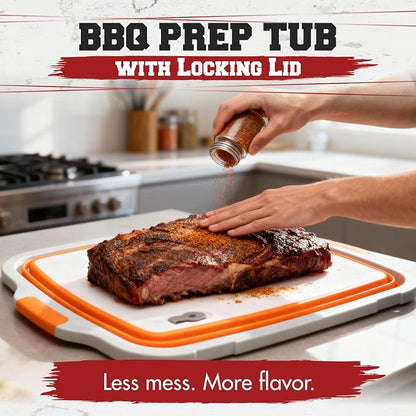 KITCHEN PERFECTION Collapsible XL Smoker & BBQ Prep Tub - Image 2
