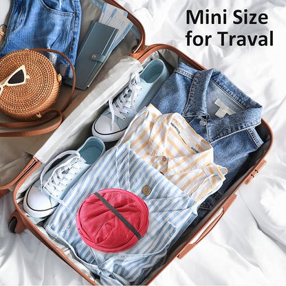 TECHMILLY Collapsible Mesh Pop Up Laundry Hamper - Image 2