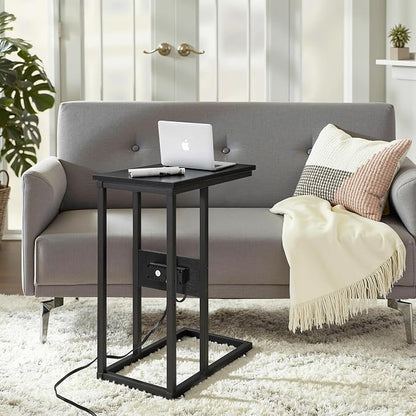 VECELO C Shaped End Side Table - Image 2