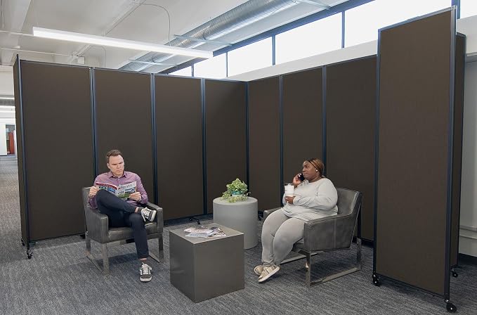 Versare Room Divider 360 Portable Wall Partition | Folding Panels | Large - Image 2