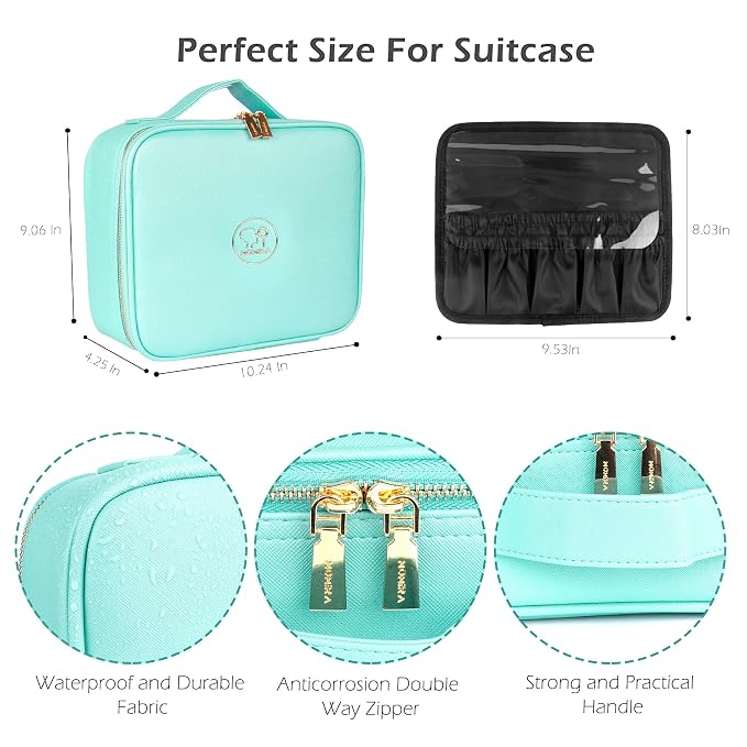 MOMIRA Travel Makeup Bag Cosmetic Bag Makeup Organizer Bag - Image 2