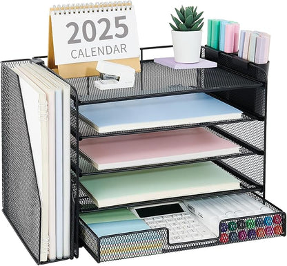 OPNICE Desk Organizer, 5-Tier Desktop File Organizer - Image 8