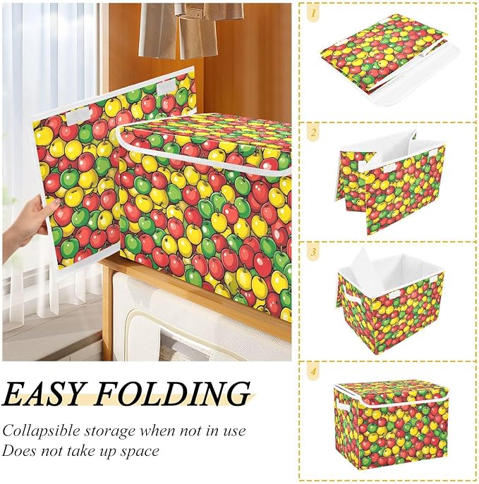 Storage Bins with Lids Storage Containers Storage Box with Handles Storage - Image 4