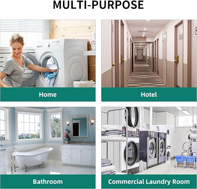 Large Rolling Laundry Cart - Image 8