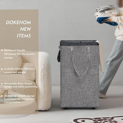 DOKEHOM 90L X-Large Laundry Basket - Image 2