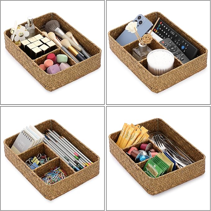 BTSKY Desk Drawer Organizer Tray, Coffee Station Organizer Tea Bag Organizer - Image 7