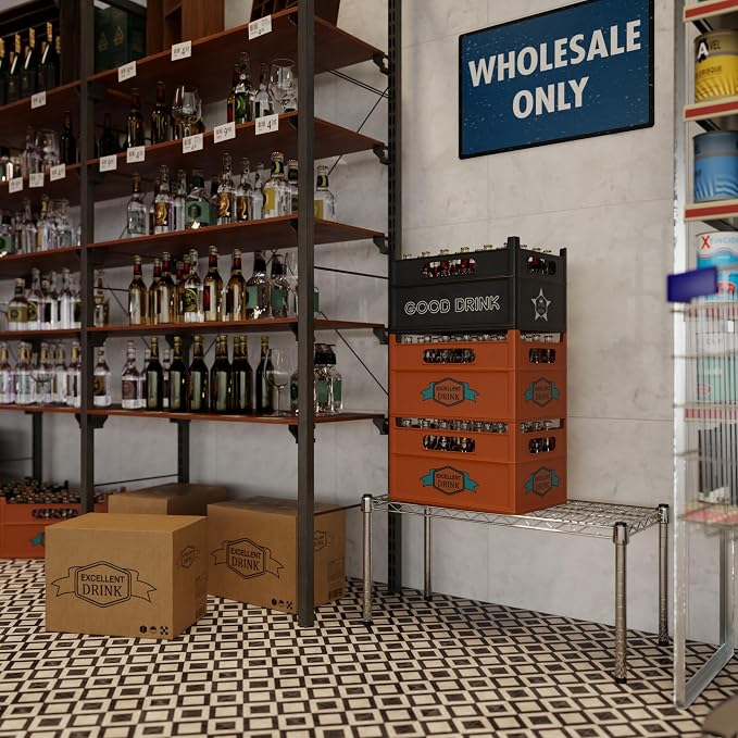 14" Deep x 30" Wide x 14" Height Wire Shelving Kit | 1-Tier | NSF Commercial - Image 7