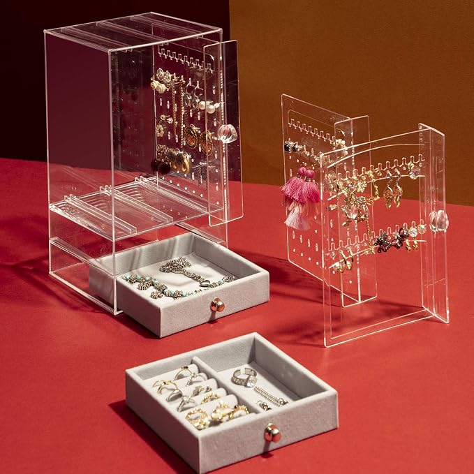 DOZZZ Acrylic Jewelry Organizer Box - Image 9