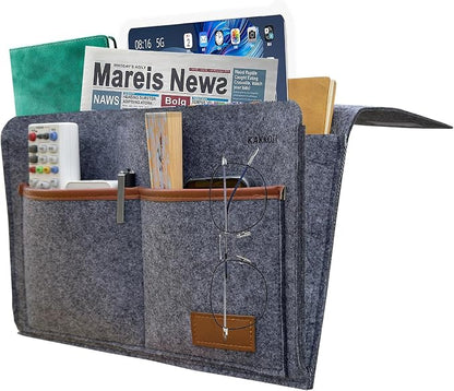 Bedside Caddy, Sofa Caddy, Storage Organizer Pocket by KAKKOII