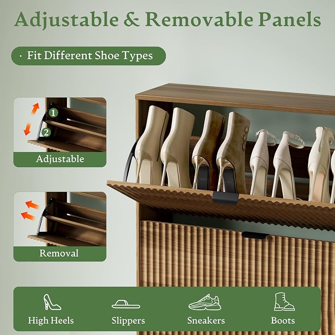 Xixini Shoe Storage Cabinet for Entryway - Image 3