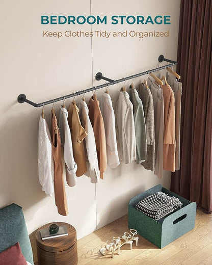 OROPY 65.7" Heavy Duty Industrial Pipe Clothes Rack - Image 8