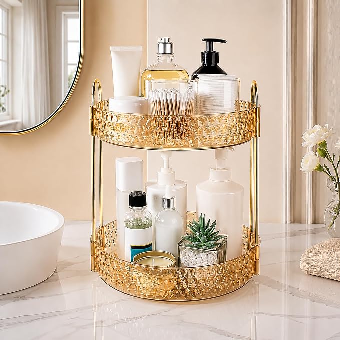 Anyoifax Rotating Makeup Organizer - Image 2