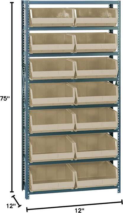 Quantum Storage Systems QSBU-250IV Giant Open Hopper Steel Shelving System - Image 2